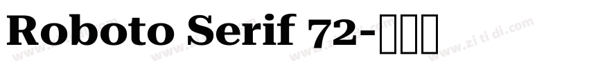 Roboto Serif 72字体转换